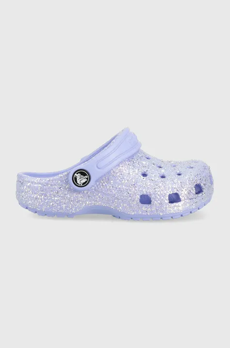 Детски чехли Crocs в лилаво