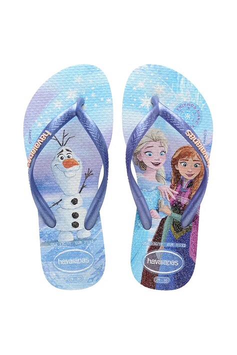 Havaianas șlapi copii SLIM PRINCESS culoarea portocaliu