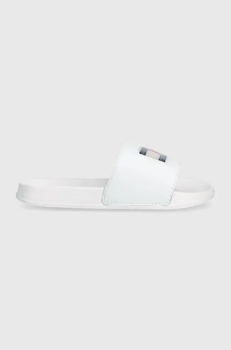 Παιδικές παντόφλες Tommy Hilfiger χρώμα: άσπρο