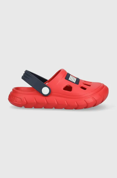 Tommy Hilfiger gyerek papucs piros