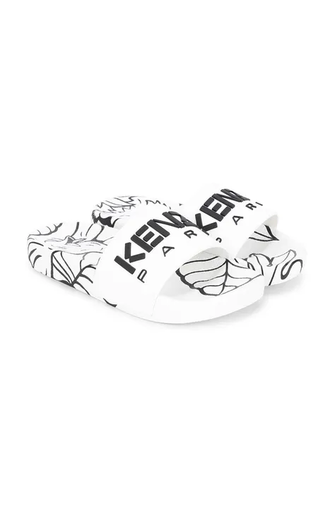 Kenzo Kids slapi copii culoarea alb