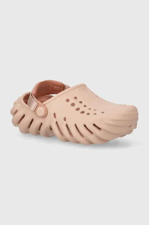 Dětské pantofle Crocs ECHO CLOG K růžová barva