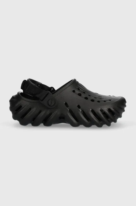 Дитячі шльопанці Crocs колір чорний