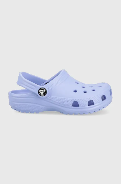 Pantofle Crocs CLASSIC KIDS CLOG fialová barva