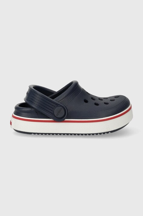 Детские шлепанцы Crocs CROCBAND CLEAN CLOG цвет синий