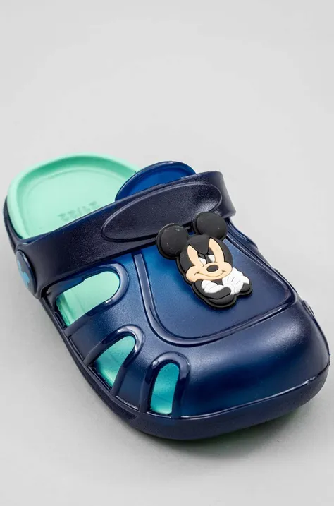 Otroški natikači zippy x Mickey Mouse mornarsko modra barva