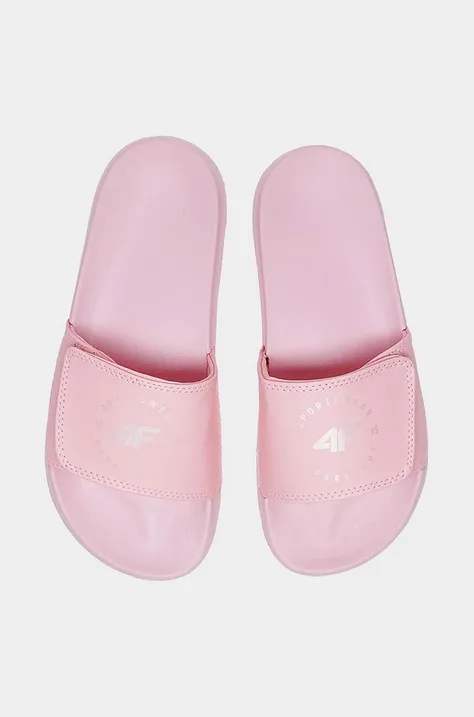 Παιδικές παντόφλες 4F χρώμα: ροζ