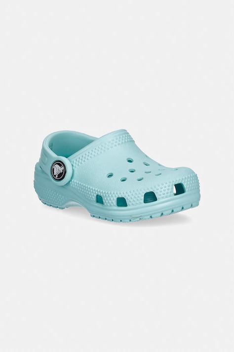 Crocs klapki dziecięce kolor turkusowy 206990