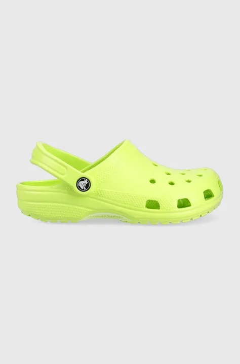 Παιδικές παντόφλες Crocs χρώμα: πράσινο