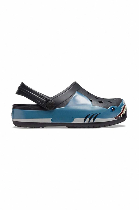 Παιδικές παντόφλες Crocs FunLab Unicorn Band χρώμα: μοβ