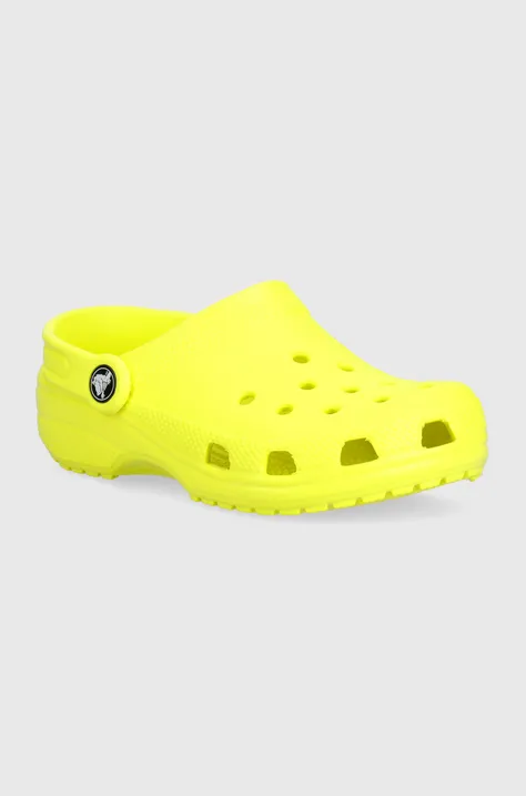 Crocs slapi copii Classic Kids Clog culoarea gri