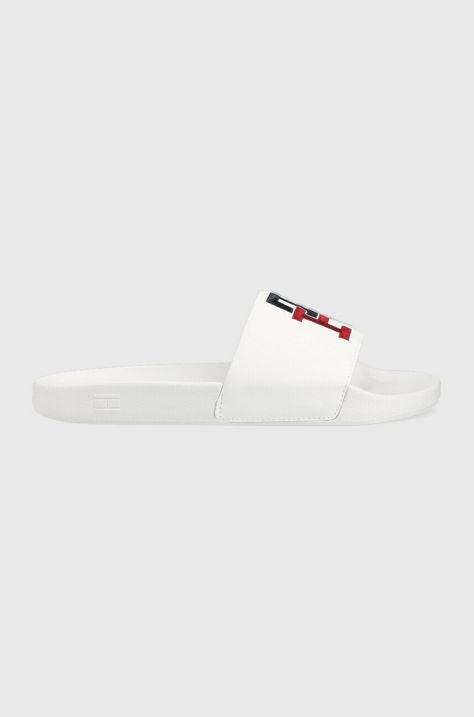 Tommy Hilfiger papuci TH RAISED EMBROIDERY POOL SLIDE