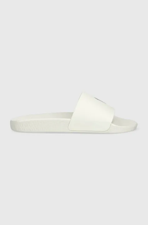 Polo Ralph Lauren papuci Polo Slide barbati, culoarea alb, 809892945007