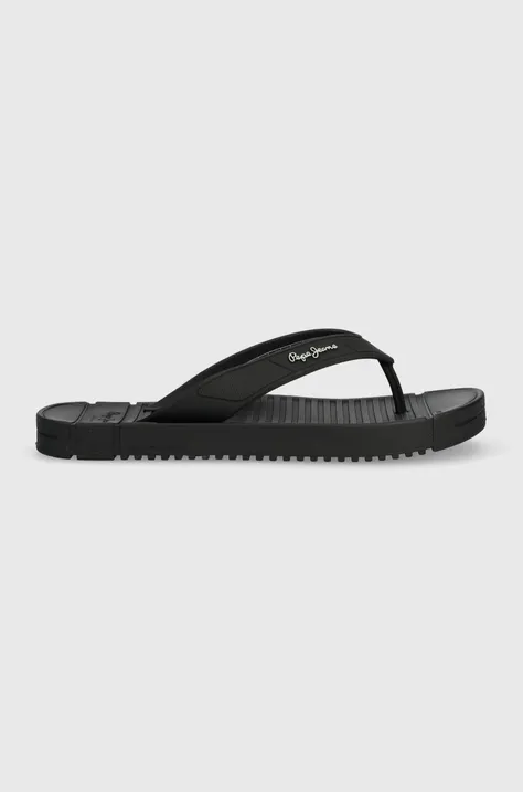 Pepe Jeans flip-flop SHORE fekete, férfi, PMS70137