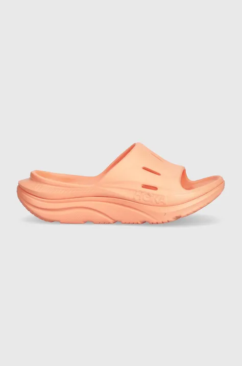 Pantofle Hoka ORA Recovery Slide 3 pánské, oranžová barva, 1135061