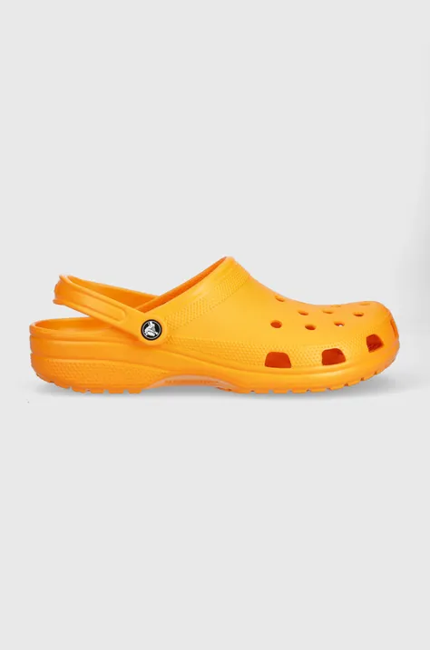 Crocs sliders Classic 1000 men's orange color