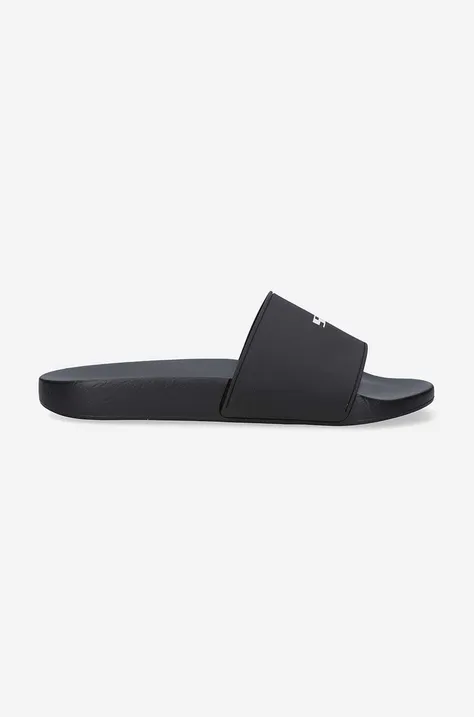 Παντόφλες Rick Owens Rubber Slippers χρώμα μαύρο DU01C6821.RUBEP9.BLACK