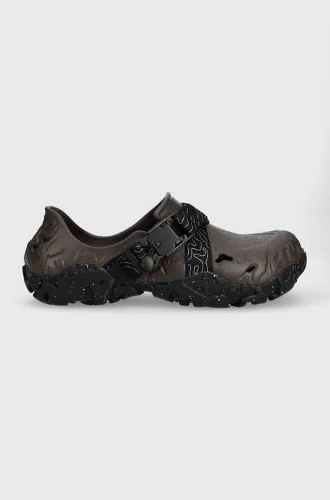 Crocs sliders All Terains men's brown color