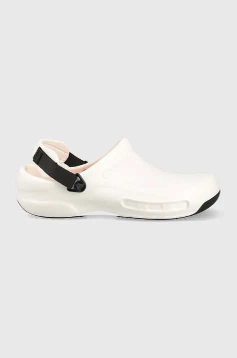 Παντόφλες Crocs Bistro Pro Lite Ride Clog χρώμα: άσπρο, 205669