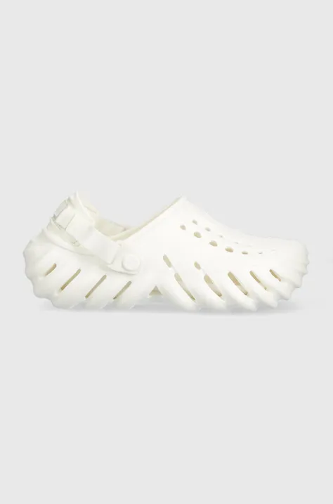 Pantofle Crocs Echo Clog bílá barva, 207937