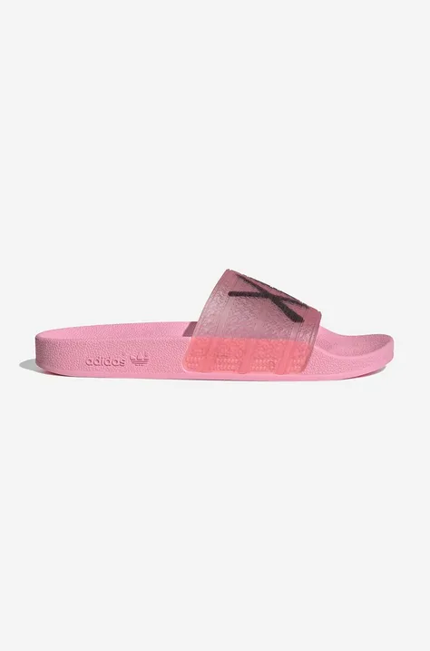 adidas Originals sliders Adilette HQ6856 pink color