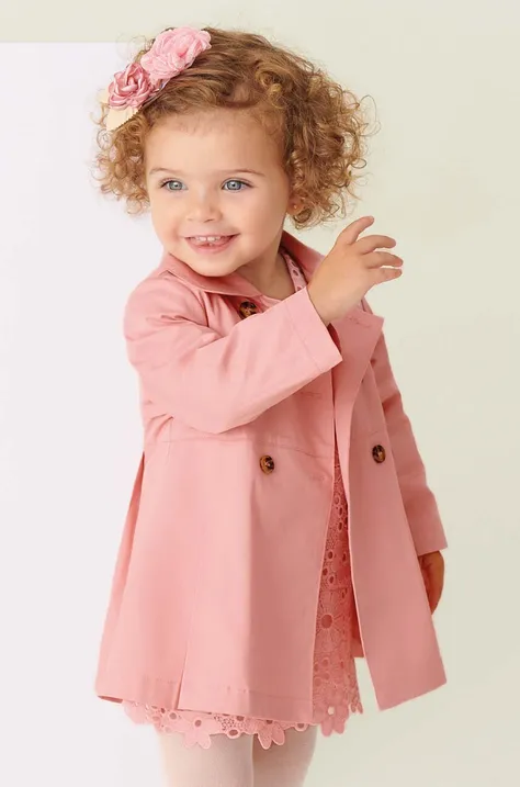 Παιδικό παλτό Mayoral χρώμα: ροζ