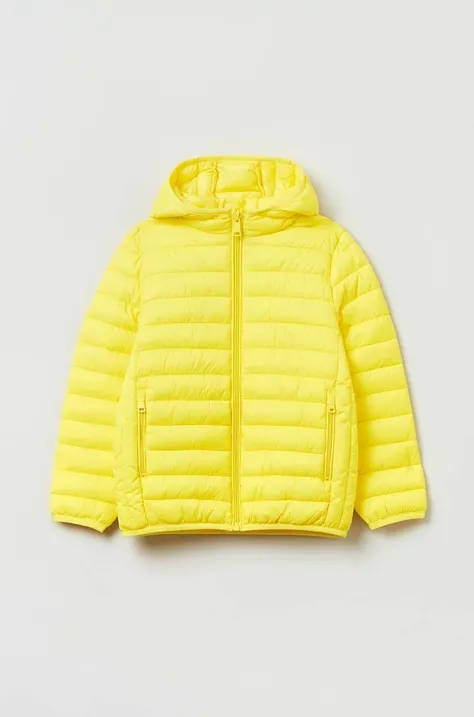 Otroška jakna OVS rumena barva