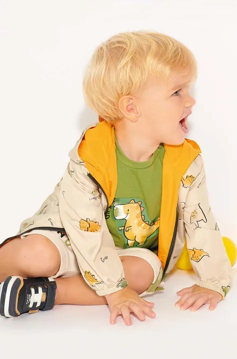 Obojestranska jakna za dojenčke Mayoral oranžna barva