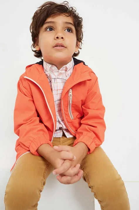 Παιδικό μπουφάν Mayoral χρώμα: πορτοκαλί