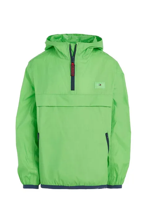 Dječja jakna Tommy Hilfiger boja: zelena