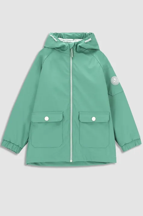 Дитяча куртка Coccodrillo колір зелений