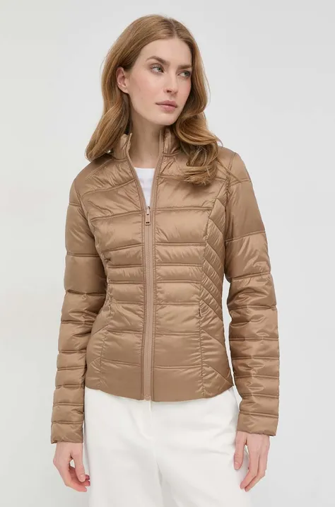 Двусторонняя куртка Guess женская цвет коричневый переходная