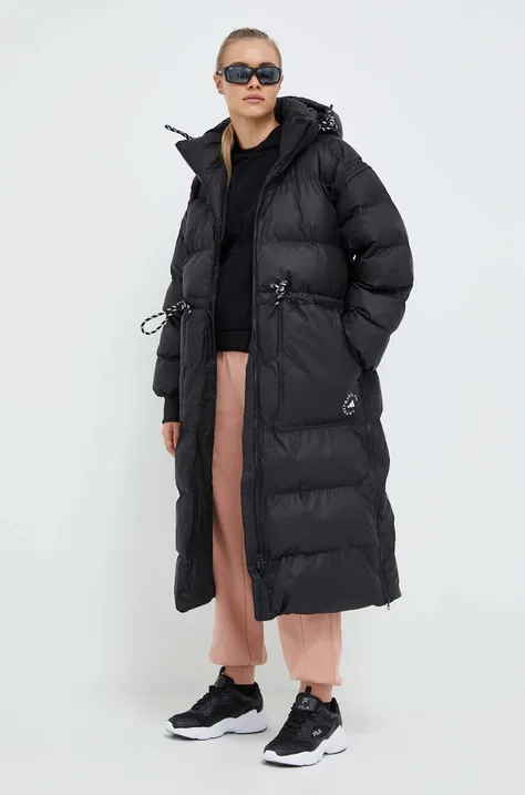 adidas by Stella McCartney kurtka damska kolor czarny zimowa oversize HR4481