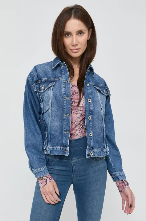 Patrizia Pepe geaca jeans femei, de tranzitie