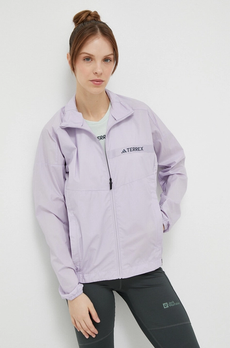 adidas TERREX windbreaker Multi culoarea violet