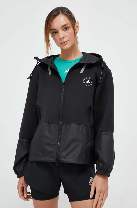 Športna jakna adidas by Stella McCartney črna barva