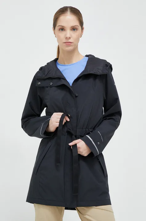 Columbia parka Here and There damska kolor czarny przejściowa 2034763