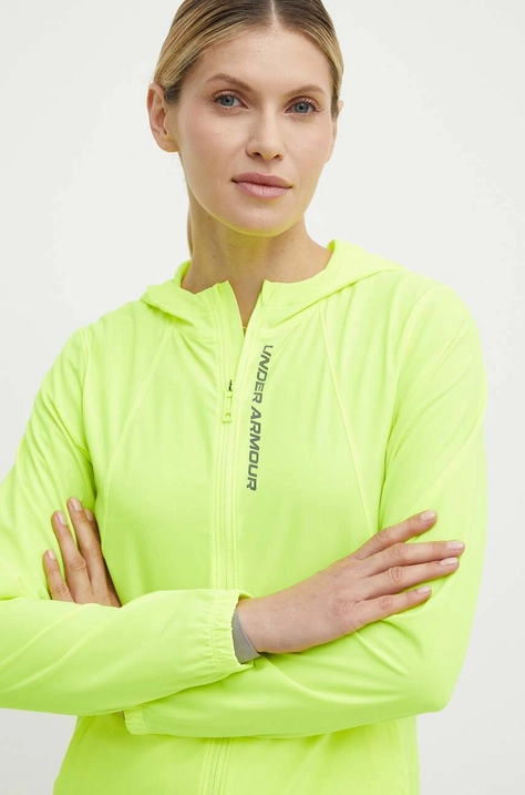 Jakna za trčanje Under Armour OutRun the Storm boja: žuta