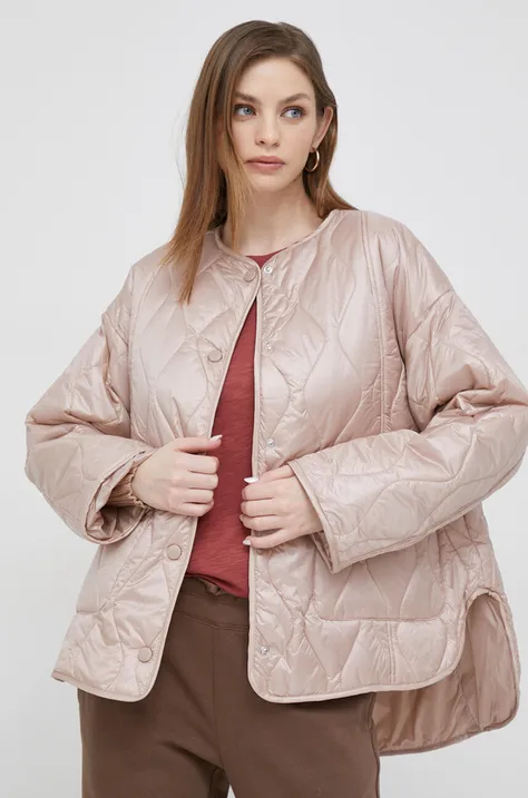 Куртка Deha жіноча колір рожевий перехідна oversize