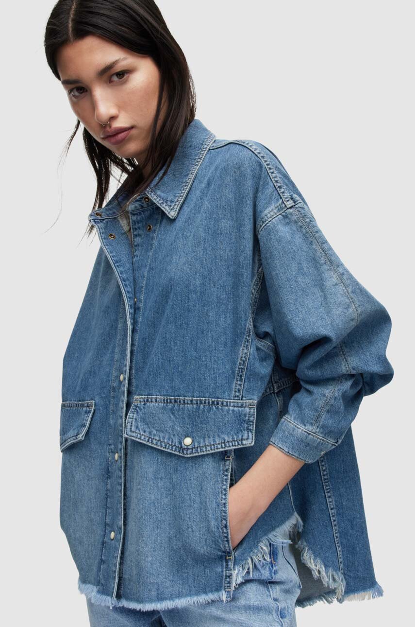 Бавовняна джинсова куртка AllSaints