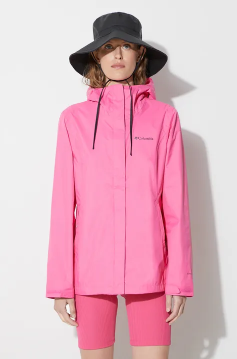 Куртка Columbia Arcadia II жіноча колір рожевий перехідна