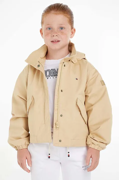 Детская куртка Tommy Hilfiger цвет бежевый