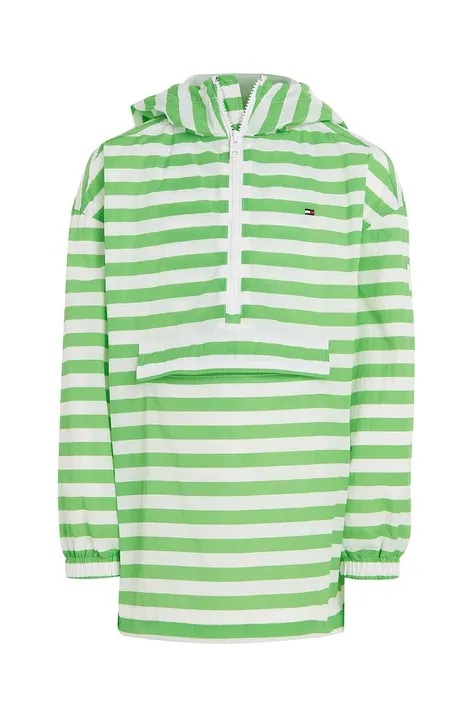 Dječja jakna Tommy Hilfiger boja: zelena