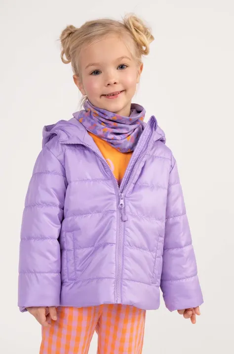 Дитяча куртка Coccodrillo колір фіолетовий