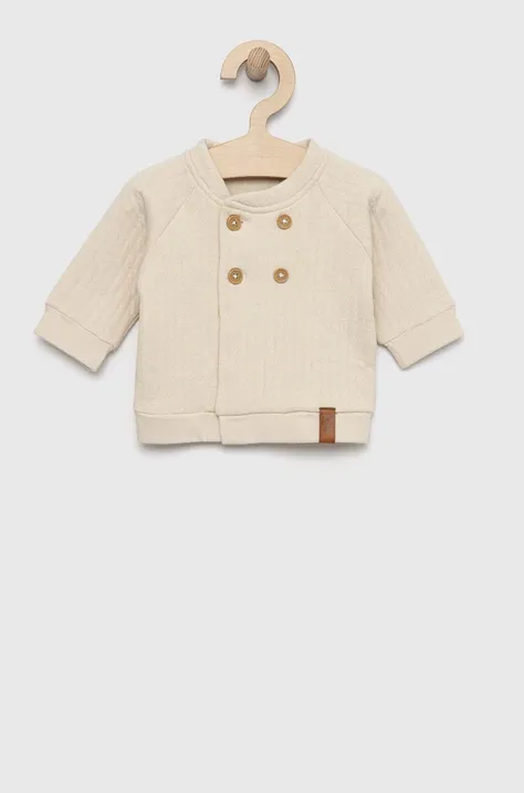 Куртка для немовлят United Colors of Benetton колір бежевий