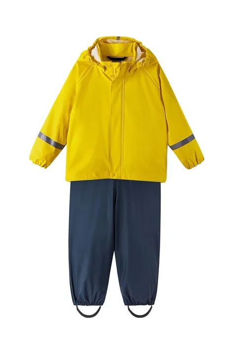 Reima kurtka i spodnie dziecięce kolor żółty