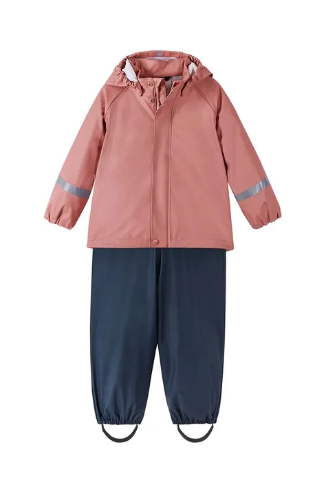 Reima kurtka i spodnie dziecięce kolor pomarańczowy