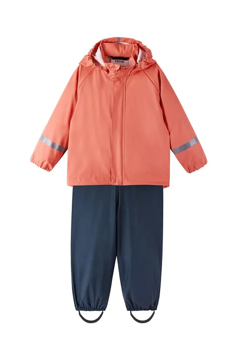 Reima μπουφάν και παντελόνι για παιδιά χρώμα: πορτοκαλί