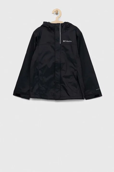 Otroška jakna Columbia Watertight Jacket črna barva