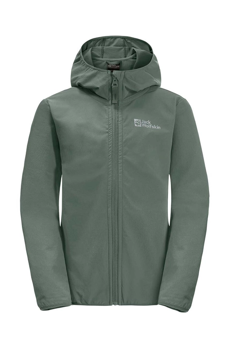 Jack Wolfskin geaca copii SOLYD JACKET K culoarea verde